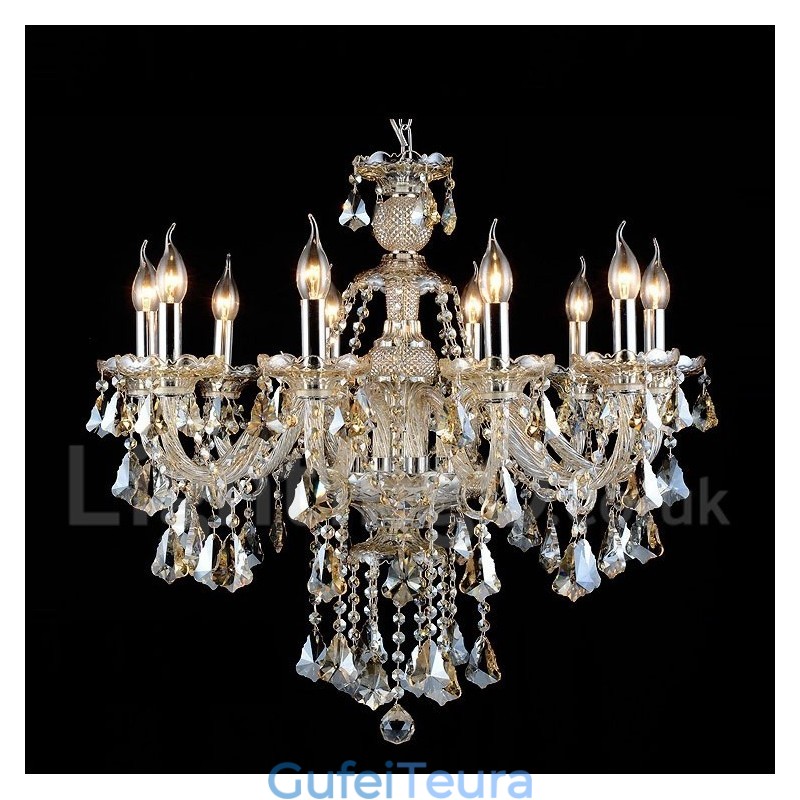 צבע רטרו קוניאק K9 קריסטל מודרני נברשת