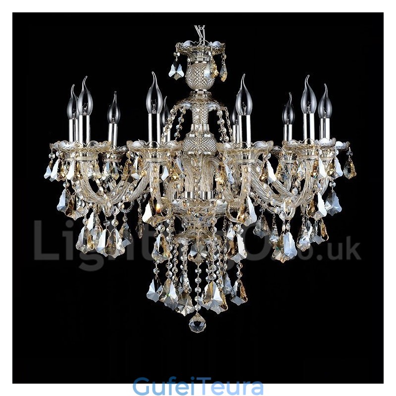 צבע רטרו קוניאק K9 קריסטל מודרני נברשת