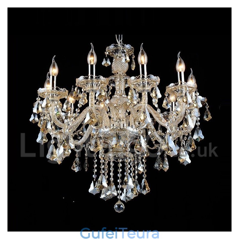 צבע רטרו קוניאק K9 קריסטל מודרני נברשת