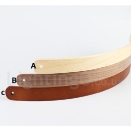 טבעת רב צבעי עץ תליון מודרני עכשווי עם גוון אקרילי