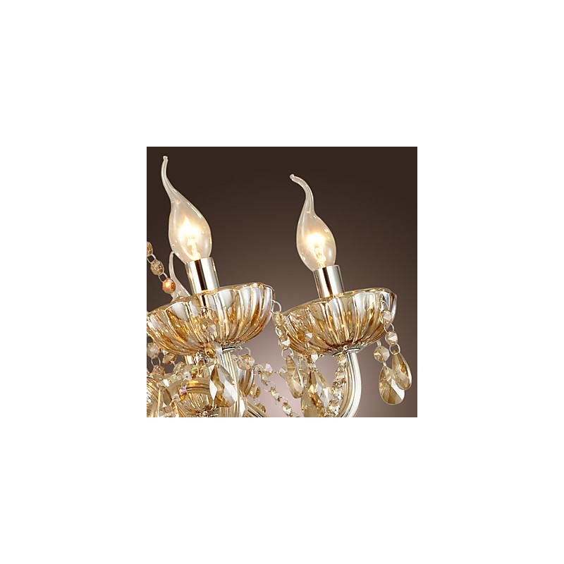 נברשת זכוכית מצופה אלקטרו קלאסית קלאסית