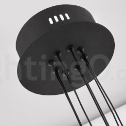 נברשת עיצוב 8 Light Nordic Post Modern 2021 עם גווני אקריליק