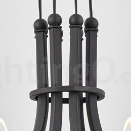 נברשת עיצוב 8 Light Nordic Post Modern 2021 עם גווני אקריליק
