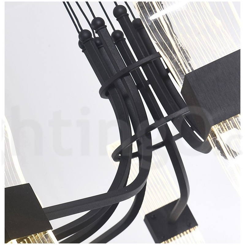 נברשת עיצוב 8 Light Nordic Post Modern 2021 עם גווני אקריליק