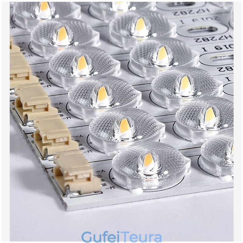 מלבן דק במיוחד מודרני עכשווי בסגנון נורדי מנורת תקרת פליז עם גוון אקרילי גם יכול לשמש כאור קיר