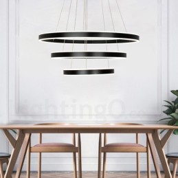 ניתן לעמעום Wi Fi Smart 3 טבעות שתי רצועות תליון מודרני עכשווי עם גוון אקרילי