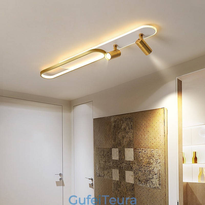 Nordic Long Strip Ceiling Bright Downlight
