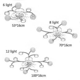 Creative Fan Ceiling Light Ceilier Chandelier