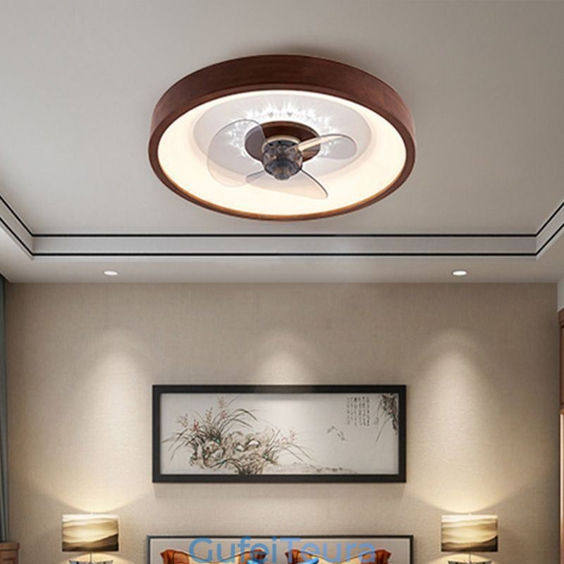 מהפך מודרני מאוורר תקרה מנורה שלט רחוק מנורה מאוורר אור תקרה