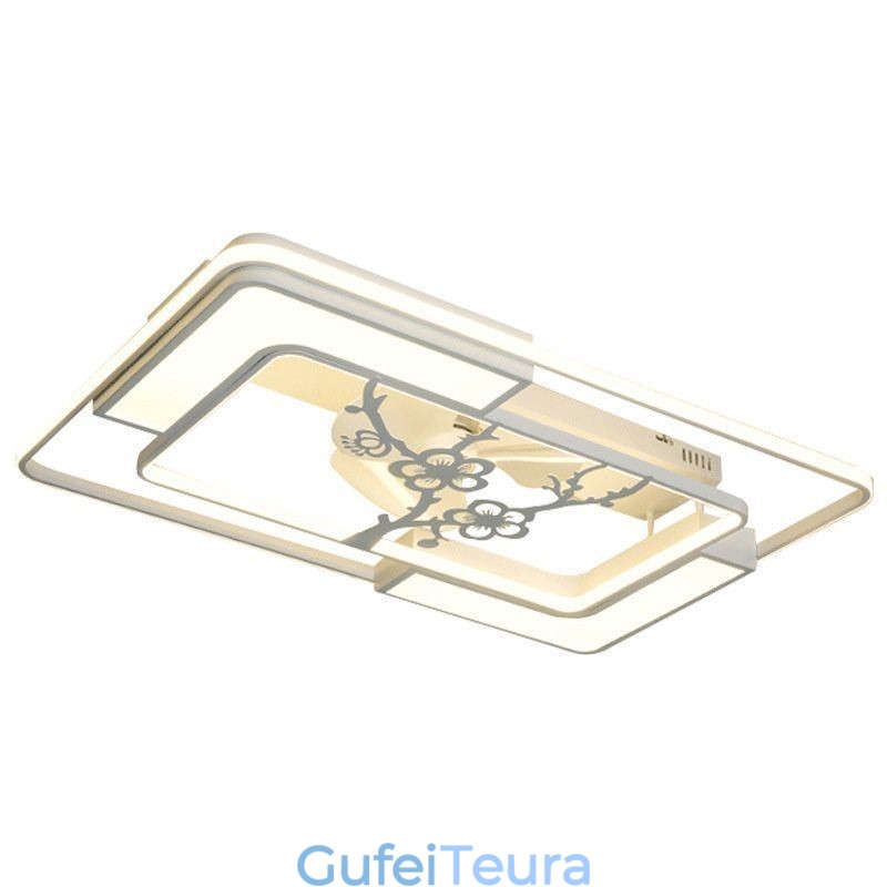 גופי תאורה מודרניים למאוורר תקרה מלבני