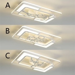 גופי תאורה מודרניים למאוורר תקרה מלבני