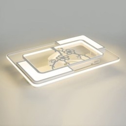 גופי תאורה מודרניים למאוורר תקרה מלבני