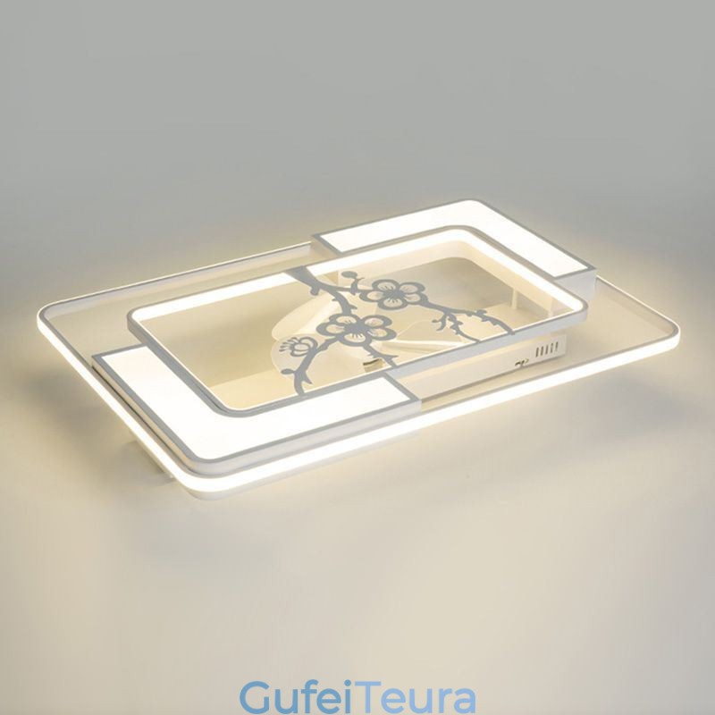 גופי תאורה מודרניים למאוורר תקרה מלבני