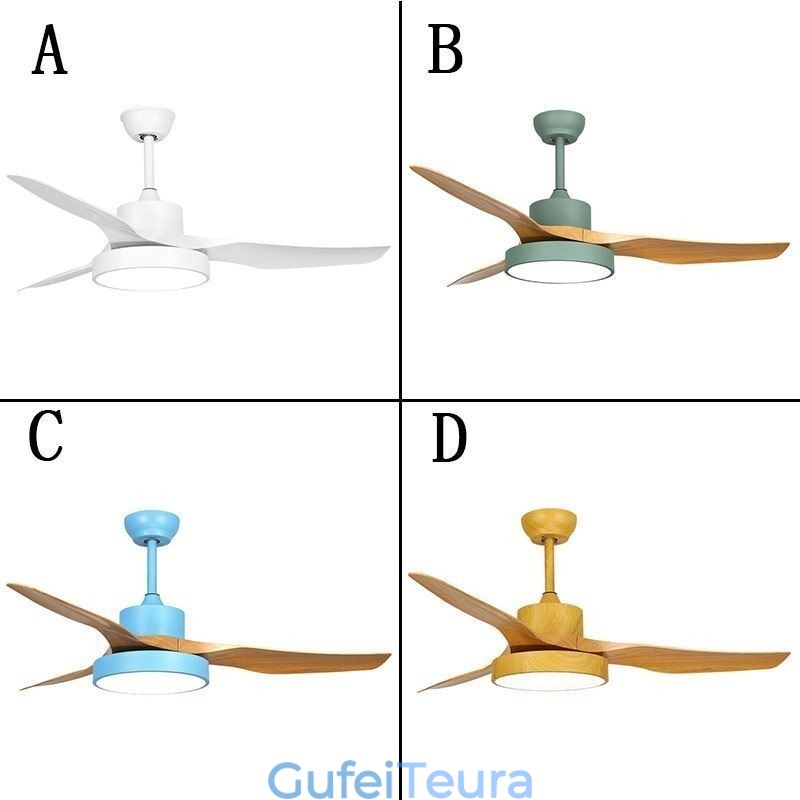 מאוורר תקרה עם שלט רחוק 3 להבים