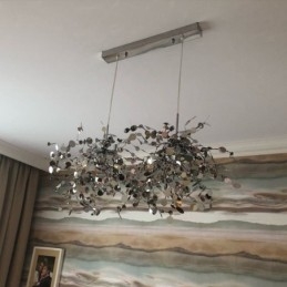 נברשת מודרנית מינימליסטית נירוסטה