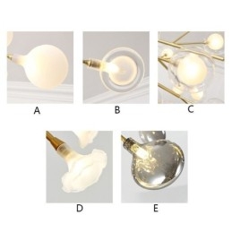 נברשת סניפים בסגנון נורדי תליון