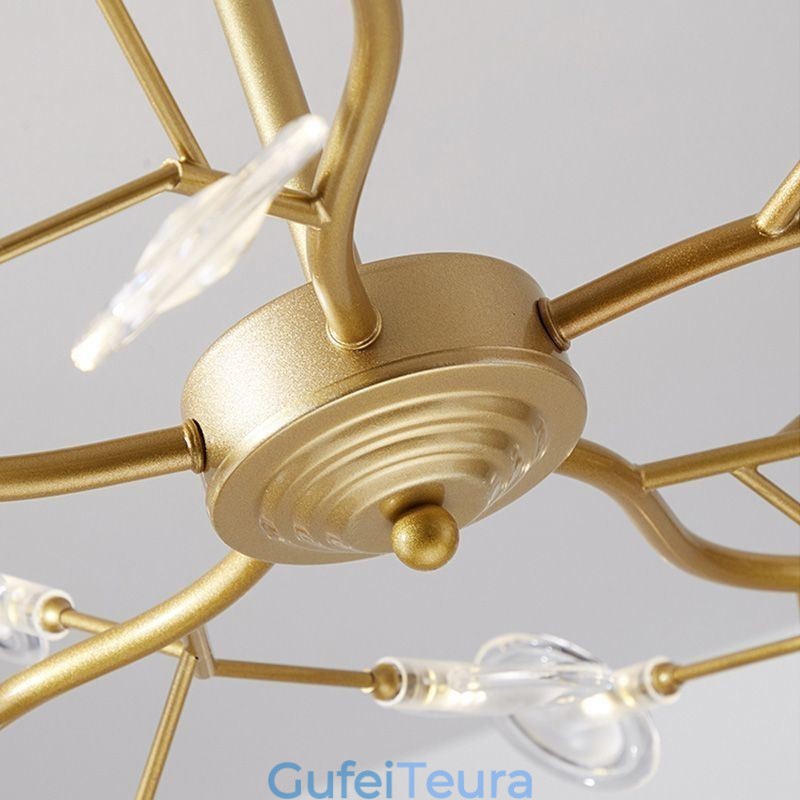 נברשת סניפים בסגנון נורדי תליון