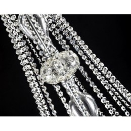 נברשת קריסטל אירופאית קישוט קריסטל אור תקרה עם 65 נורות