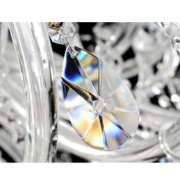 נברשת קריסטל אירופאית קישוט קריסטל אור תקרה עם 65 נורות