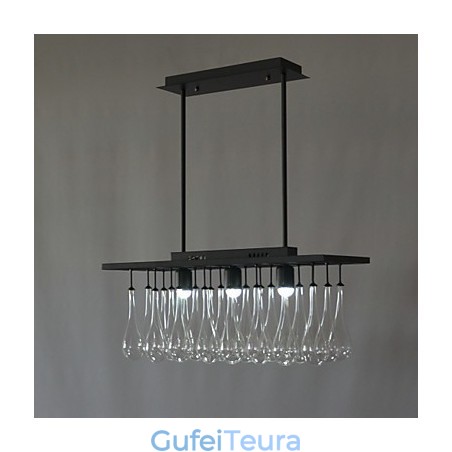 נברשת מתכת ציור קריסטל מודרני עכשווי