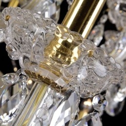 אור תקרה לקישוט נברשת קריסטל יוקרתית עם 32 נורות