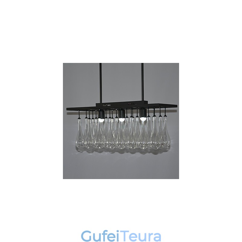 נברשת מתכת ציור קריסטל מודרני עכשווי