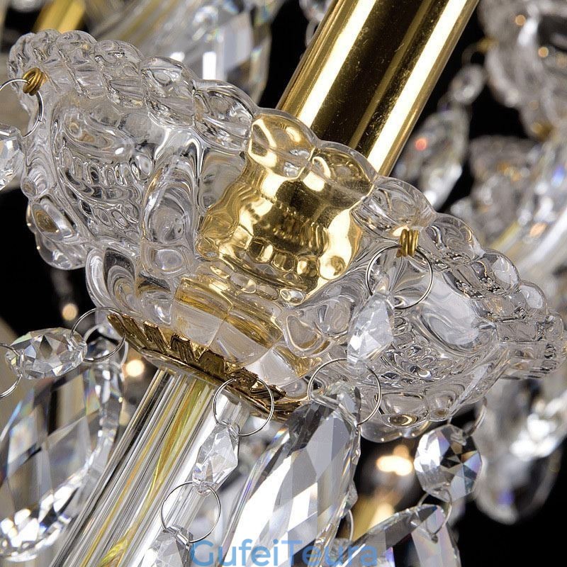 נברשת קריסטל אירופאית עם 32 אורות תקרה