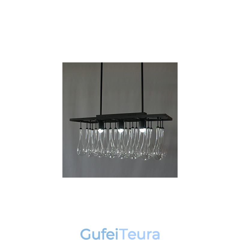 נברשת מתכת ציור קריסטל מודרני עכשווי