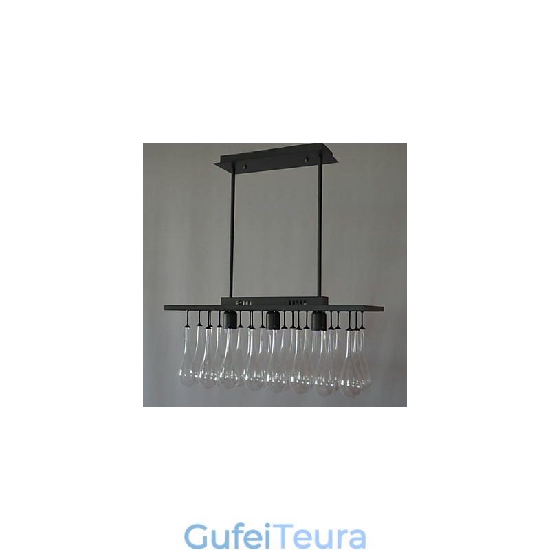 נברשת מתכת ציור קריסטל מודרני עכשווי