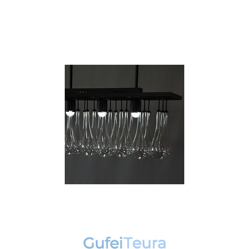 נברשת מתכת ציור קריסטל מודרני עכשווי