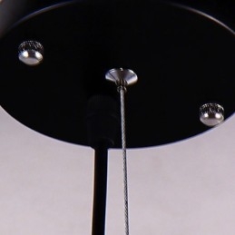 נברשת מתכת כרום מודרנית מודרנית