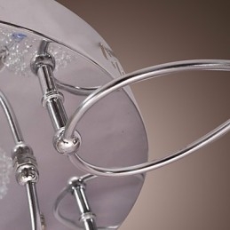 G4 Iron Flush Mount Light עם הצללי אלומיניום