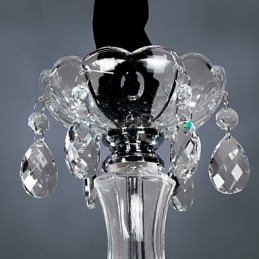 נברשת קריסטל אלגנטית עם 6 אורות