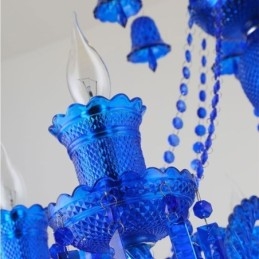 אור תקרת קריסטל אירופאי נברשת טבעת פעמונים אור תליון