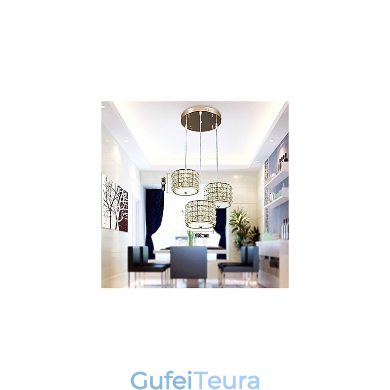 סינגל 3 אור קריסטל תליון אור Droplight