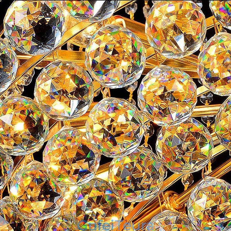 נברשת קריסטל אלגנטית אירופאית תליון אור נברשת תלייה ארוכה גרם מדרגות דופלקס