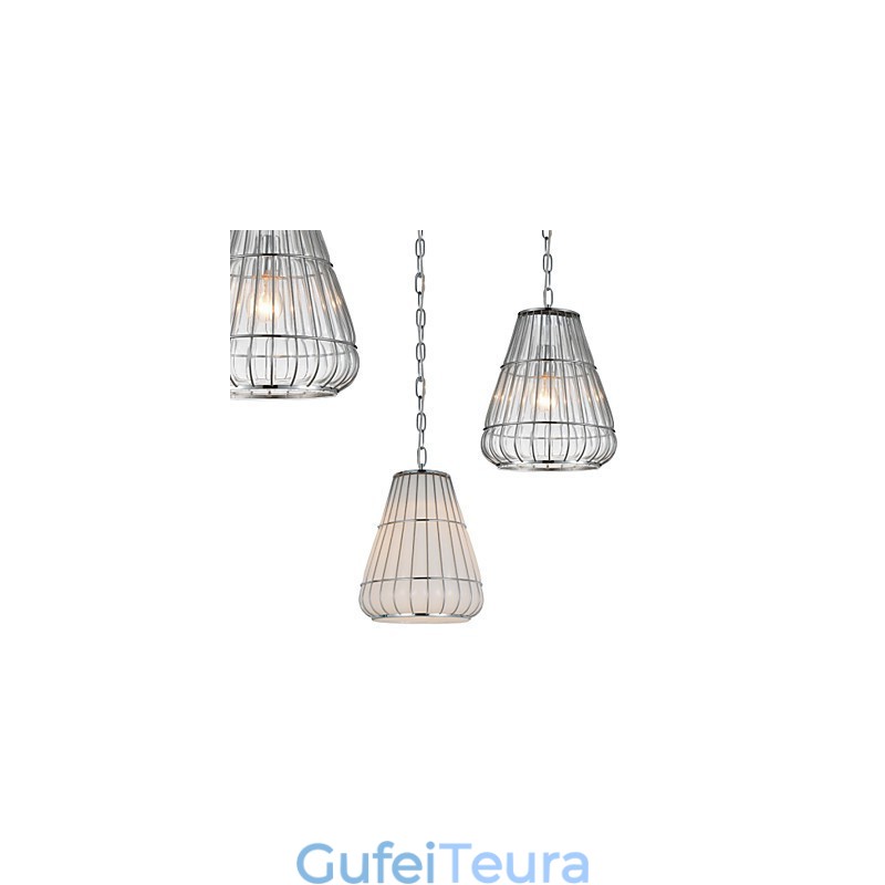 נברשת זכוכית כרום מודרנית מודרנית