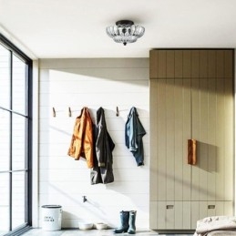 מנורת תקרה בסיס לוטוס פשוט מודרני פשוט