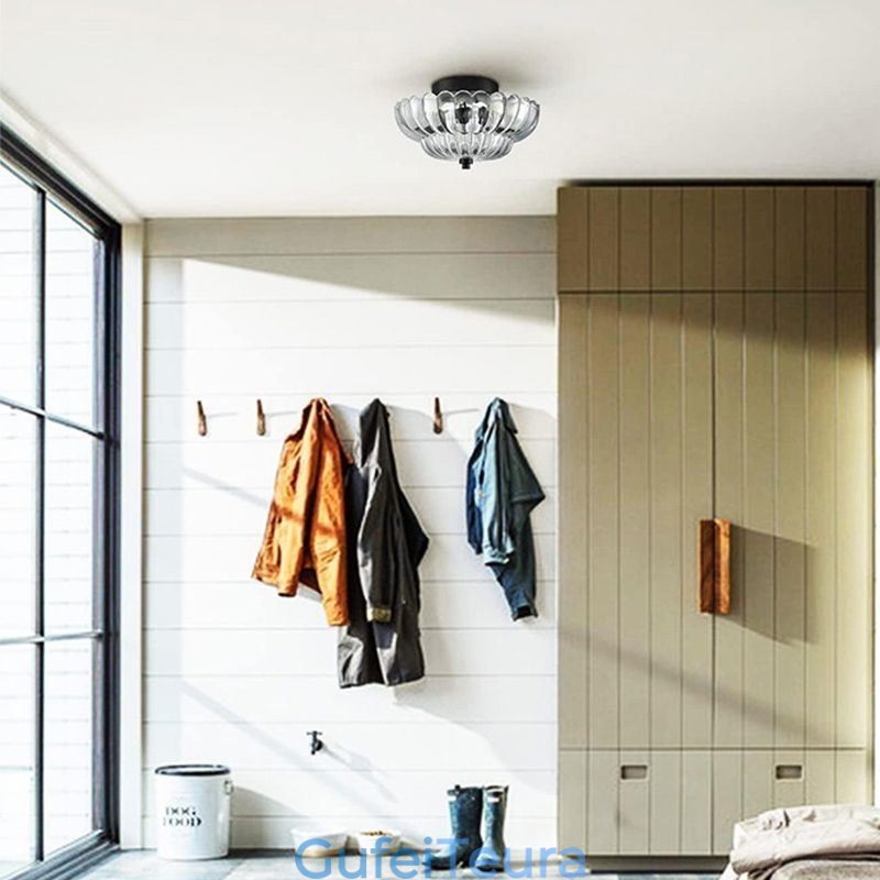 מנורת תקרה בסיס לוטוס פשוט מודרני פשוט