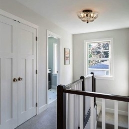 מנורת תקרה בסיס לוטוס פשוט מודרני פשוט