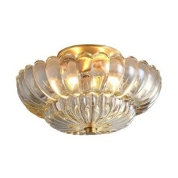 תאורת תקרה מודרנית עם בסיס לוטוס שטוח