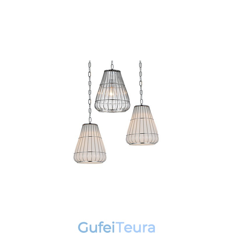 נברשת זכוכית כרום מודרנית מודרנית