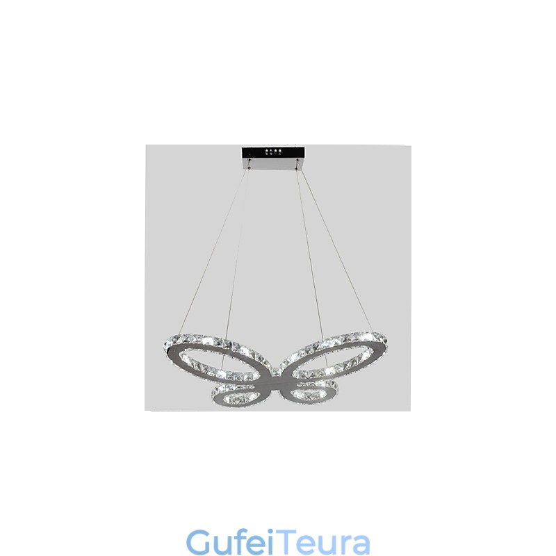 נברשת מתכת כרום מודרנית מודרנית