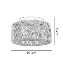 סגנון כפרי פלאש הר אמריקאי ארוג כלוב אור תקרה