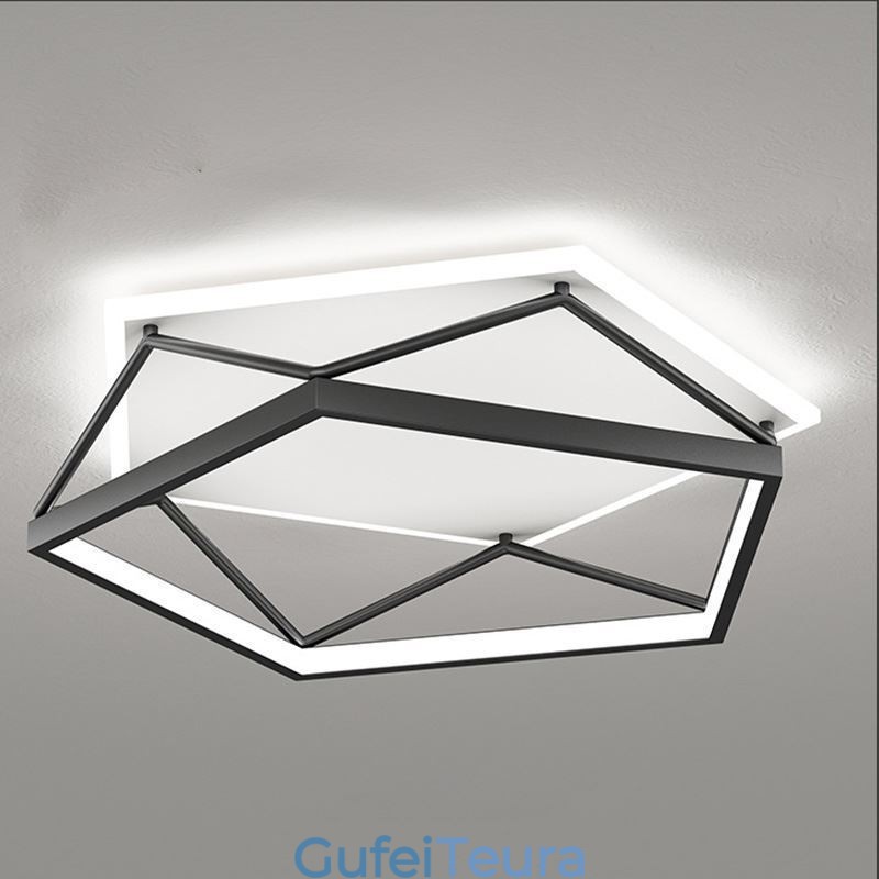 פלאש מאונט חלול תאורת תקרה תלת מימדית 55 ס"מ