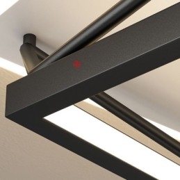 פלאש מאונט חלול תאורת תקרה תלת מימדית 55 ס"מ