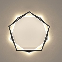 פלאש מאונט חלול תאורת תקרה תלת מימדית 55 ס"מ