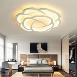Flush Mount Modern Simple Rose אקריליק תקרה 52 ס"מ