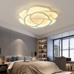 Flush Mount Modern Simple Rose אקריליק תקרה 52 ס"מ