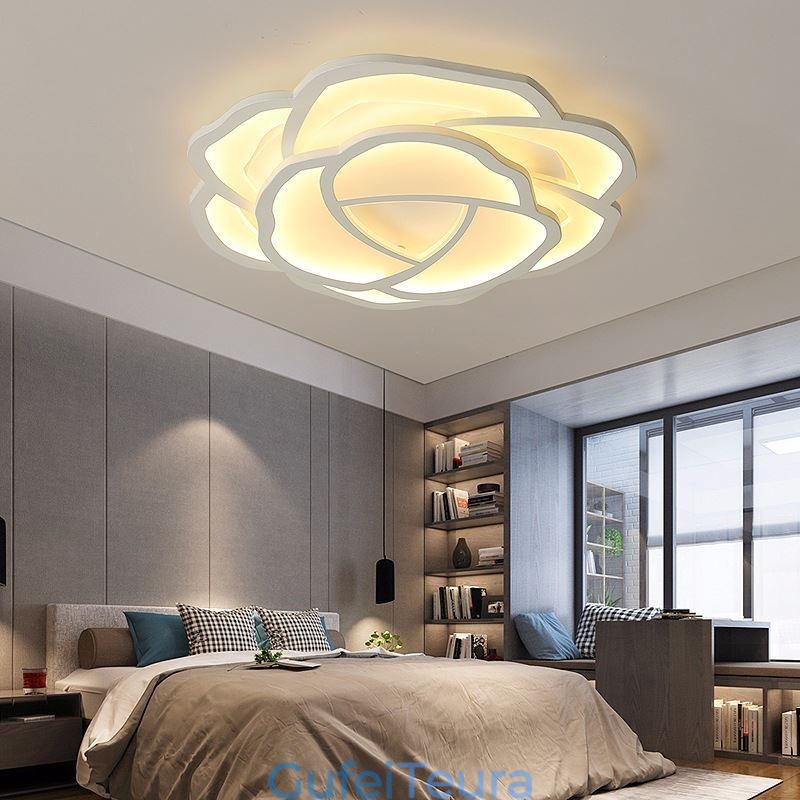 Flush Mount Modern Simple Rose אקריליק תקרה 52 ס"מ